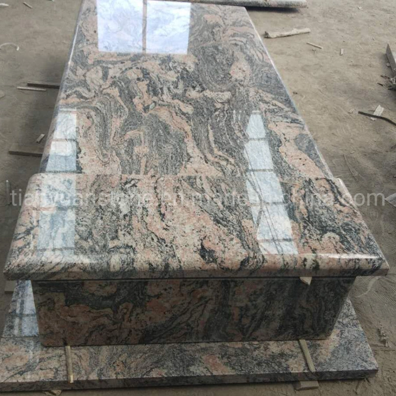 Customize Shanxi Black/G603/G664/G623 Granite Stone Europe Monuments Tombstone