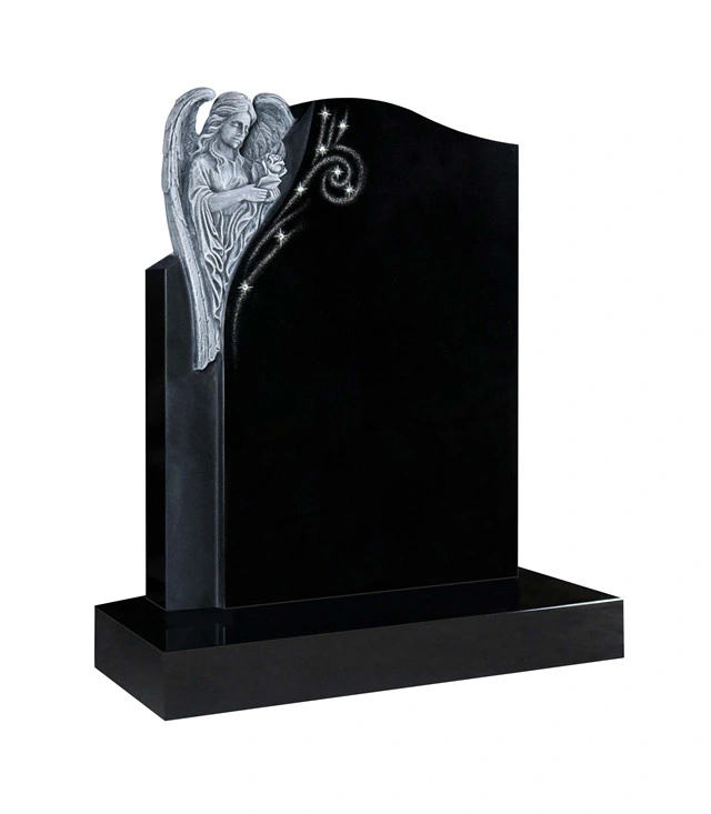 Low Price New Design Memorial with Antique Angel Statue