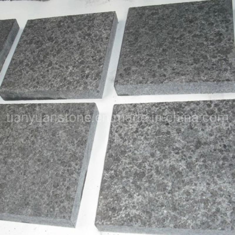 Flamed Surface G684 Black Basalt Paving Stone